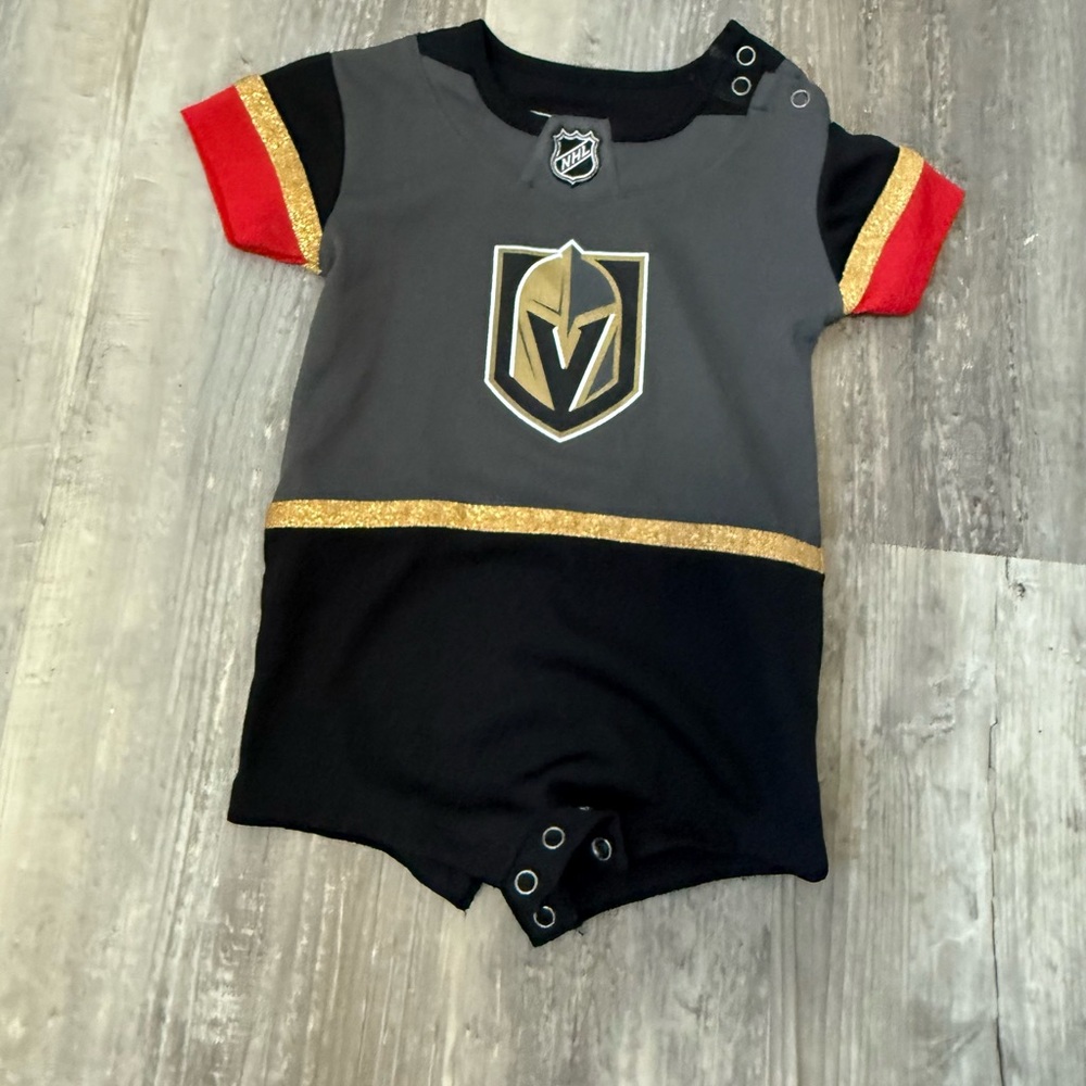 NHL Gray and Black‎ Baby Jersey